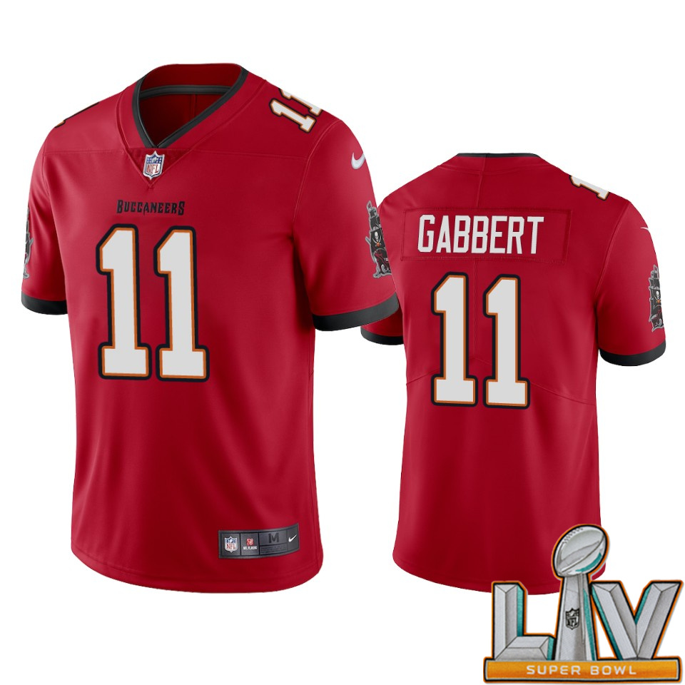 Super Bowl LV 2021 Tampa Bay Buccaneers Men Nike NFL #11 Blaine Gabbert Red Vapor Limited Jersey->tampa bay buccaneers->NFL Jersey